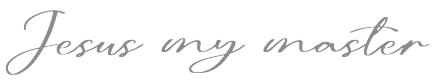Jesus-my-master
